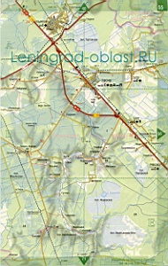 Карта Тосненского Района Подробная